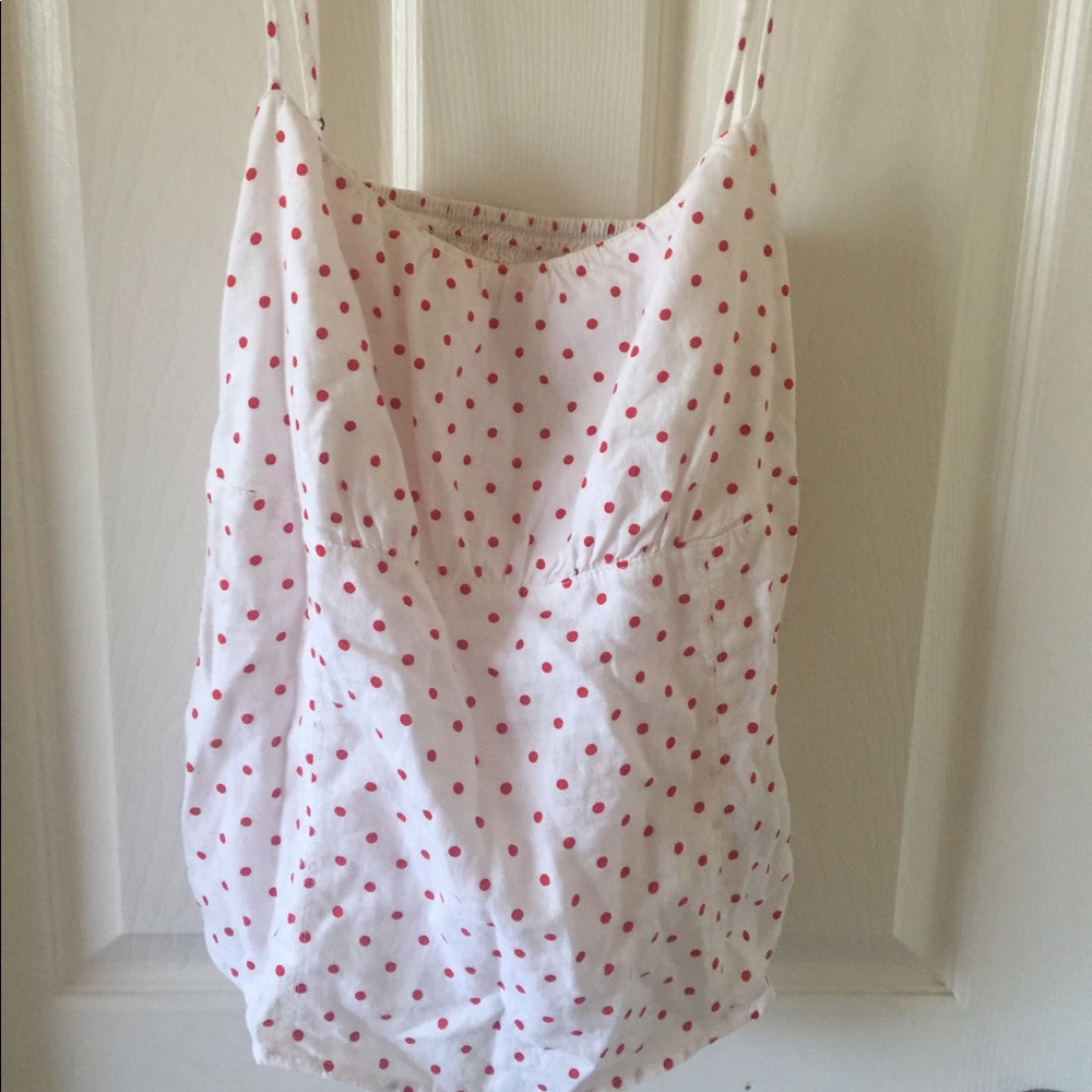 Anthropologie Polka Dot Tank